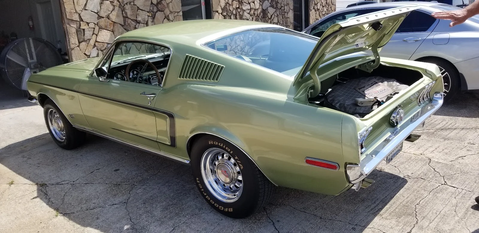 Restored classic Mustang fastback by 77 Hot Rods & Customs
